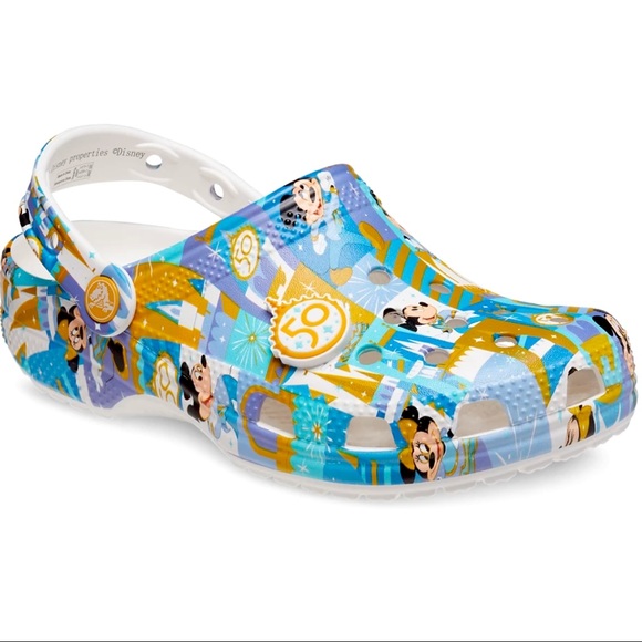 CROCS Shoes - SIZE 7 Walt Disney World 50th Anniversary Clogs Shoes for Adults Crocs